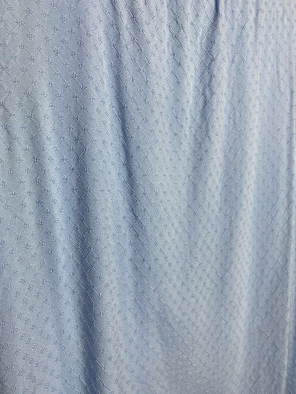 croft & barrow Soft Blue Sleeveless Smocked-Yoke Blouse XXL - Picture 5 of 8